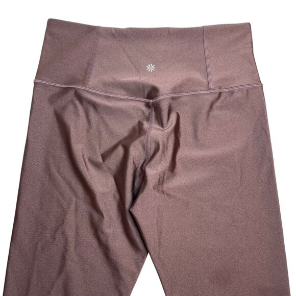 Athleta Ultra High Rise Elation Tight Shimmer Brown Color Medium - Picture 5 of 6